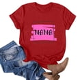 thumbnail image 3 of Blusas de Manga Corta para las Mujeres Divertido Impreso Cuello Redondo Tee, Vintage Humor Gráfico Blusas de Primavera para las Mujeres, 3 of 3