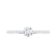 thumbnail image 5 of Rosec Jewels Moissanite Promise Ring for Women - 5 mm - Commitment Ring - D-VS1 Quality - Ready to Gift for Valentines Day, 10K White Gold, US 6.50, 5 of 9
