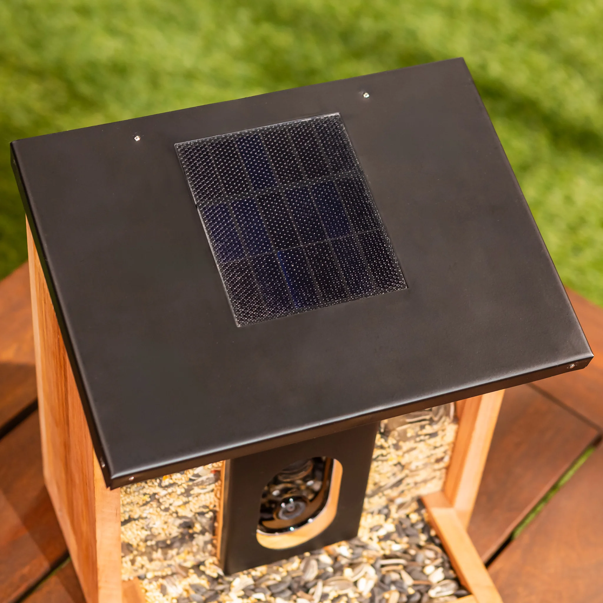 Evergreen Smart Camera Bird Feeder with Solar Panel