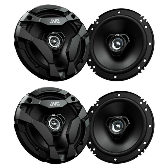 (4) JVC CS-DF620 6.5" 300 Watt 2-Way Car Audio Coaxial Speakers
