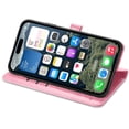 thumbnail image 3 of Funda Cartera FOXDOCK para iPhone 16 , Flip PU con Relieve de Gatos y Perros, Tarjetero y Soporte, 3 of 6