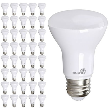 

40 Pack Bioluz LED BR20 LED Bulbs 50 Watt Replacement 90 CRI CEC Title 20 UL Listed Indoor Outdoor Dimmable LED Lamp