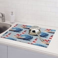 thumbnail image 6 of Sigee Beacon In The Huge Waves Of The Surf for Dish Drying Mat for Kitchen Counter,Premium Kitchen Drying Mat 18" x 24"Dish Drying Pad, 6 of 7