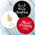thumbnail image 5 of Pegatinas navideñas Papá Noel Feliz Navidad Pegatinas Etiquetas Regalo Navidad Regalo Año Nuevo Decoraciones navideñas para el hogar, 5 of 5