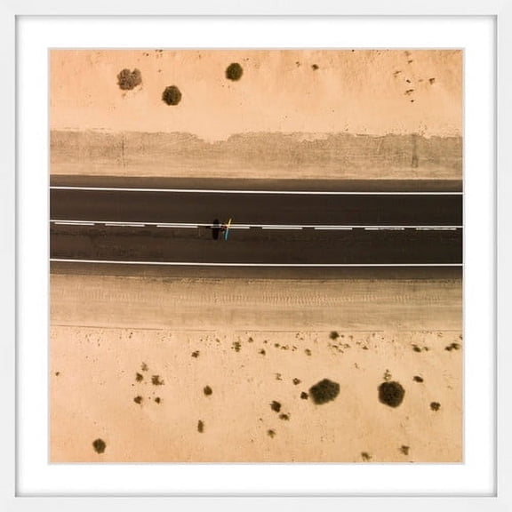 "Crossing the Road" Framed Painting Print