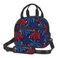 thumbnail image 1 of Fotbe Red White Blue Fireworks Bolsa de Almuerzo con Estampado, Lonchera Aislada, Contenedores de Comida Reutilizables Tipo Cooler a Prueba de Fugas, 1 of 7