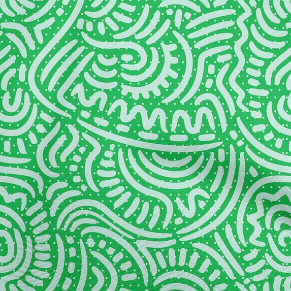 oneOone Cotton Cambric Sea Green Fabric Japanese Dress Material Fabric Print Fabric By The Yard 42 Inch Wide