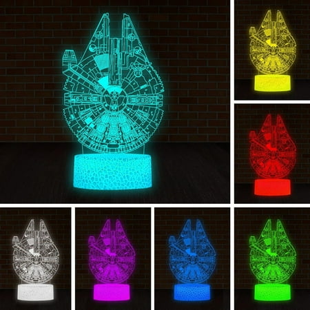 

Transform your space with this Unique and Stylish 3D Night Light that will add a touch of modern elegance to any room. With its innovative Touch Control and Auto Gradient 7 Colors LED tec