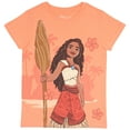 thumbnail image 5 of Disney Moana and Friends Girl's Graphic Print T-Shirt 2-Pack - Short Sleeve Tees Bundle for Kids (Size 4-16), 5 of 15