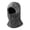 B, variant on 3-in-1 Winter Fleece Balaclava, Windproof Thermal Hood with Front Zipper Face Cover and Neck Warmer for Skiing Cycling Hiking