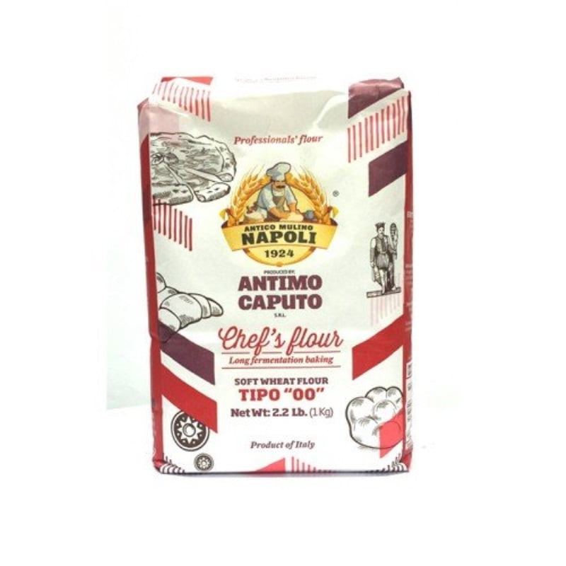 Soft Antimo Caputo Chefs Flour 2.2 Pound Pack of 2 - Italian Double Zero 00 