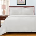 thumbnail image 2 of Egyptian Cotton 600 Thread Count Stripe Duvet Cover Set, Silver, Full/Queen by Superior, 2 of 6
