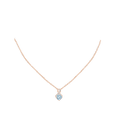 thumbnail image 4 of ANGARA Natural Claw-Set 1.4 ct Aquamarine Infinity Pendant with Diamonds in 14K Rose Gold for Women (Size-7mm) | March Birthstone, Anniversary, Jewelry Gift for Women | Natural Aquamarine Necklace, 4 of 8