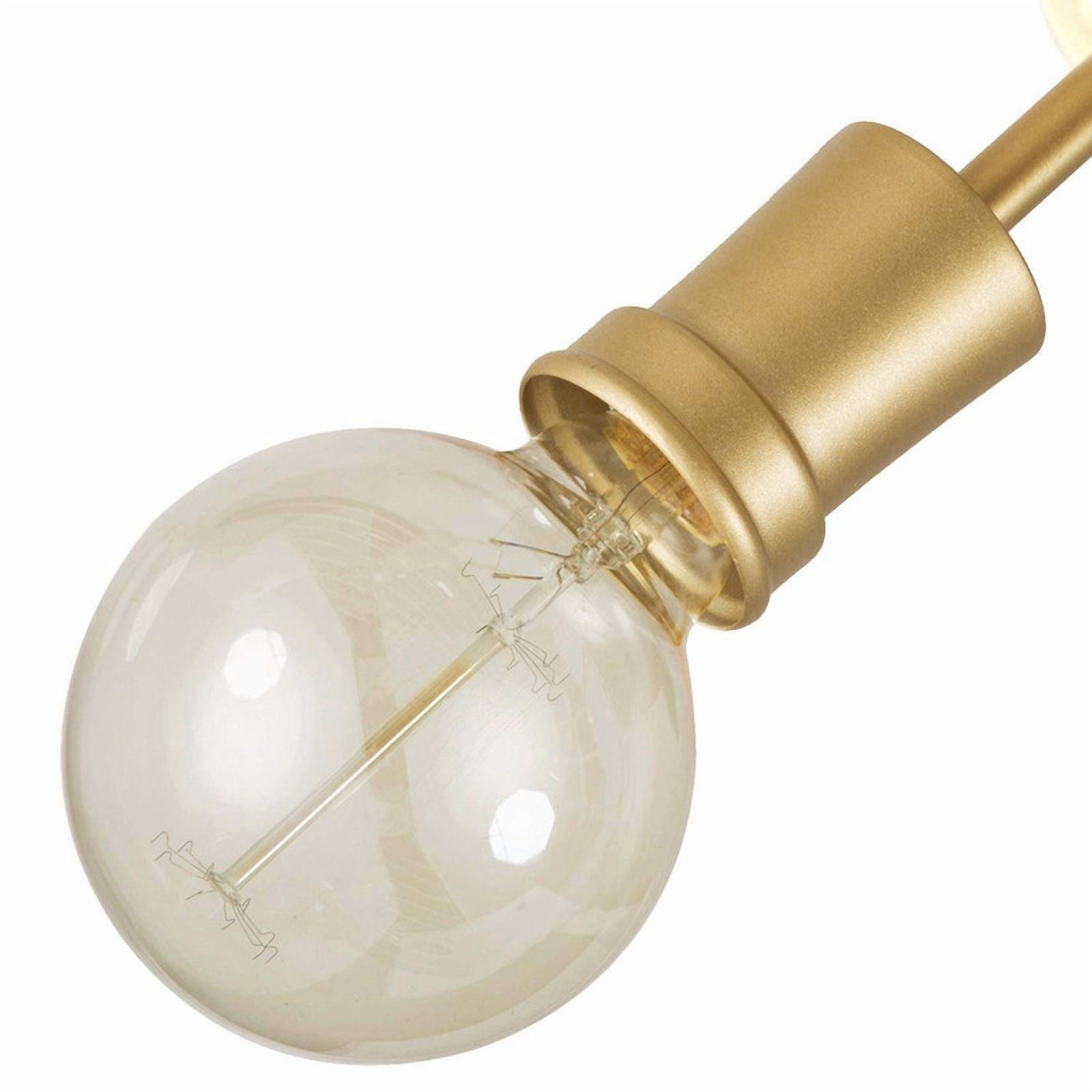 LNC 8-Light Modern Gold Sputnik Chandelier with Adjustable Rods for Living Room or Dining Room