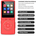 thumbnail image 2 of MP3 Player, 32GB Portable MP3 Player with Bluetooth 5.2, Digital Hi-Fi Lossless Sound Music Player, FM Radio, Voice Recorder, Dual Recording, Outdoor Sports, Gym, 2 of 7