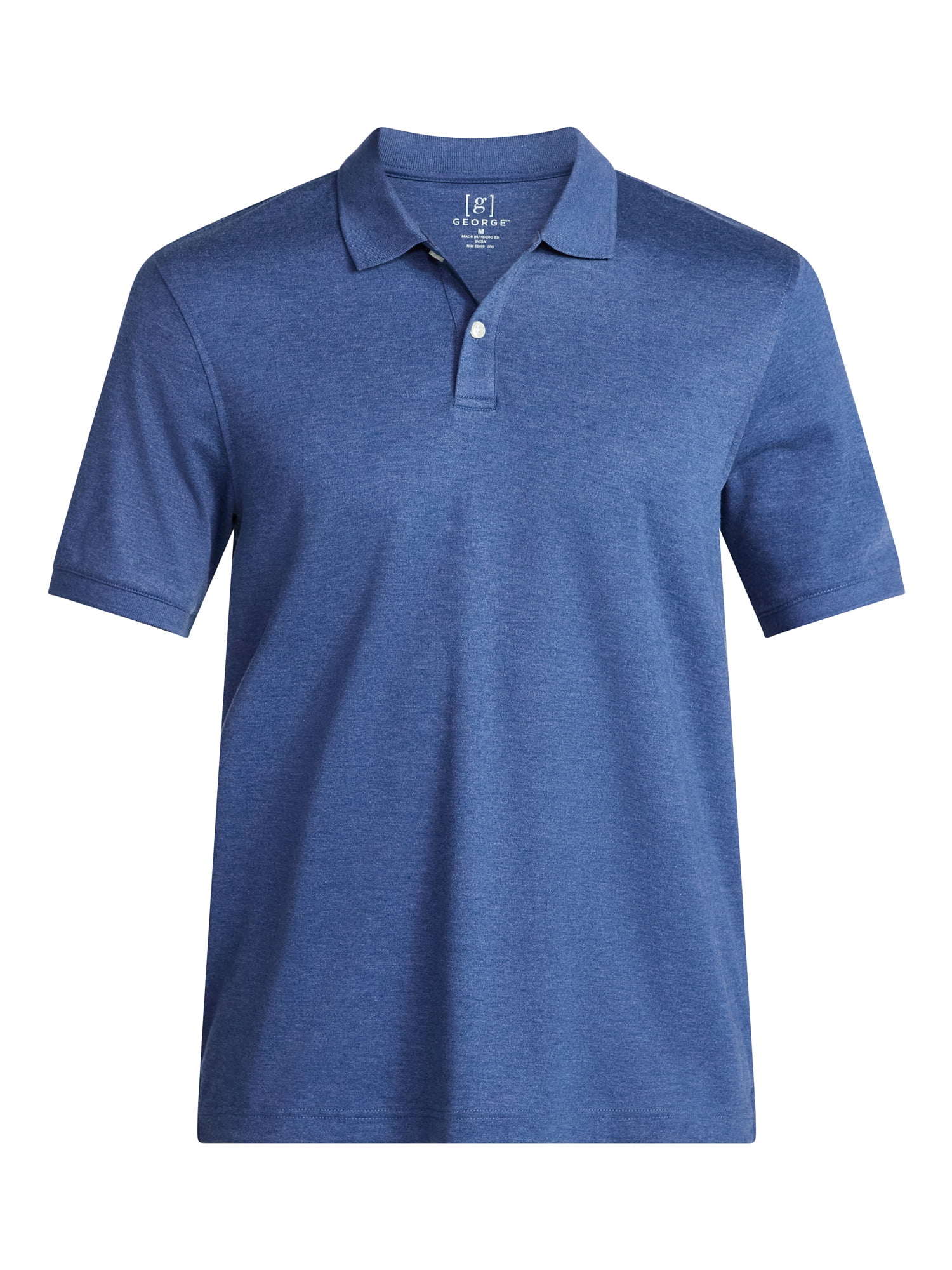 George Men's and Men's Big & Tall Short Sleeve Interlock Polo Shirt, Sizes S-5XL, LT-3XLT