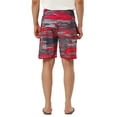 thumbnail image 3 of INSPIRE CHIC Men's Shorts Drawstring Waist Swim Shorts Printed Summer Shorts 34 Red, 3 of 7