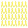 thumbnail image 1 of Unique Bargains Ribbon Pins, 200Pcs Yellow Awareness Ribbon Satin with Safety Pins, 1 of 7