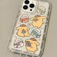 thumbnail image 3 of Saniro-funda protectora de silicona para iPhone, carcasa transparente con estampado de Pom Purin para iPhone 15, 14, 13, 12, 11 Pro Max, XR, XS, X, 8, 7, 6, 6S Plus, SE 2020, 3 of 5