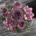 thumbnail image 4 of Fall Flowers Artificial for Decoration - Dienrx Flowers Silk Flowers 2Pcs Peony Artificial Flowers Real and Look for Home Wedding Centerpiece Table Decoration Mother' Day Birthday Gift for Women Girl, 4 of 9