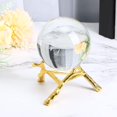 thumbnail image 5 of PATIKIL Crystal Ball Stand, Sphere Display Stand Photography Props for 30 to 40mm Crystal Balls Ornament Rack Holder Metal Base Tree Tripod, Golden, 5 of 5