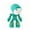 Green, variant on Lonely Robot LED Mini Night Light, Cartoon Cute Companion Desk Lamp with Magnetic Base, Gift for Thanksgiving Christmas Halloween Birthday, Room Decor(Red)