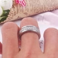thumbnail image 5 of Bow Jewelry 0.88 Ct Brilliant Round Cut Moissanite Engagement Ring - Stunning 14K White Gold Plated Pave Setting Band - Perfect for Her Jewelry and Special Occasions - Beautiful Birthday Gift, 5 of 9