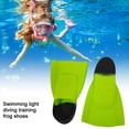 thumbnail image 4 of CSChome Diving Silicone Flippers 1 Pair Silicone Diving Fins Swimming Training Fins Professional Snorkeling Flippers Short Blade Flippers Leg Strength Building, 4 of 7