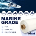 thumbnail image 6 of Plasticplace Boat Shrink Wrap – 14’ x 25’ White Plastic Film 7 Mil LLDPE + UV – Marine Shrink Wrap for Boats Jet Skis – Heat Gun Wrap for Storage & Moving – Plastic Wrap for Packing, 1 Roll with Core, 6 of 7