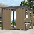 thumbnail image 1 of Cortina para Exterior Easy-Going 137x305 cm Impermeable Caqui, 1 of 8