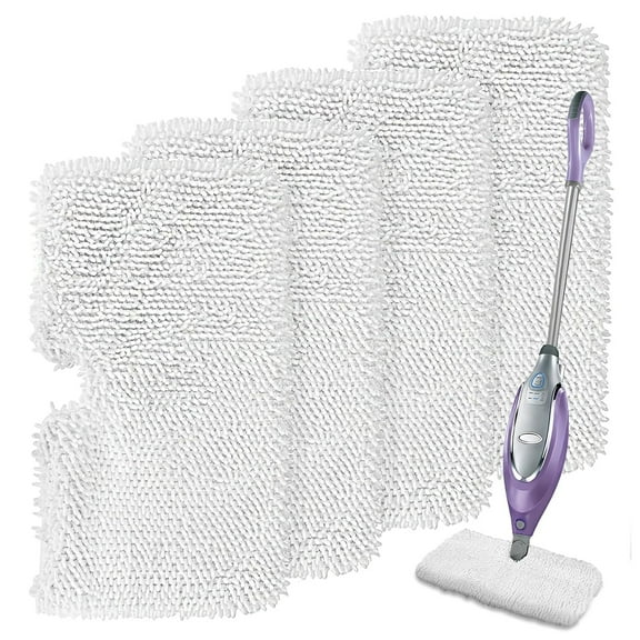 EEEkit 4pcs Mop Replacement Pads Fit for Shark Steam Pocket Mop S3500 S3601 S3550 S3901