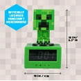 thumbnail image 3 of Despertador Paladone Minecraft Creeper Icon para niños con luz, 3 of 6