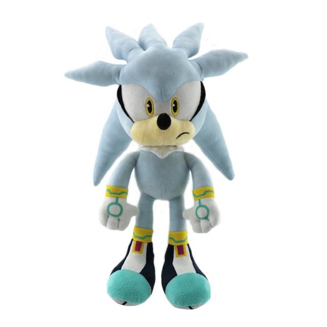 Peluche Great Eastern Shadow de Sonic The Hedgehog, 12", Siffre azul claro, 33 cm