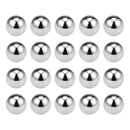 Uxcell 0.43'' G10 Metric Bearing Precision Balls Chrome Steel Silver Tone 10pcs