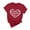 Wine-Shirts, variant on Jsaierl Valentines Day Shirts for Women Plus Size Love Heart Graphic Tees Cotton Short Sleeve Blouse Crewneck Holiday T-shirt Tops Womens Fashion