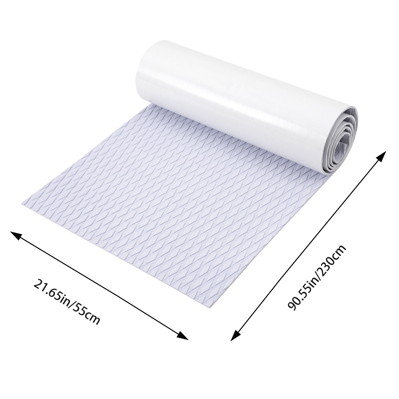 ToppiJoy 5mm Thickness EVA Boat Flooring Foam Decking Sheet Marine Floor Boat Mat Boat Carpet Sheet for Motorboat RV Yacht Kayak Surfboard Swimming Pool(Grey)