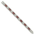 thumbnail image 2 of White Stainless Steel bracelet Contemporary Carbon Fiber 9.25 in 13.87 mm, 2 of 4
