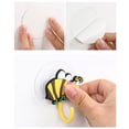 thumbnail image 3 of Yuarrent 10 pack/lote pegatinas de ventosa fáciles de adherir sin residuos sin complicaciones Gel de sílice sin arañazos blanco 6cm Type1 NO1, 3 of 6