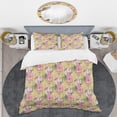 thumbnail image 2 of Designart 'Hand-drawn Pink Watercolor Roses.' Mid-Century Modern Duvet Cover Set, 2 of 4
