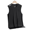 thumbnail image 2 of Ramiter Shaping Tank Tops for Men Mens Light Weight Quick Dry Sleeveless ProtectionRash Guard Shirt Black,L, 2 of 7
