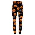 thumbnail image 7 of Feancey Women's Halloween Workout Leggings Holiday Novelty Printed Yoga Pants High Waisted Casual Tummy Control Leggings Buttery Soft Skinny Pants Multicolor XXL, 7 of 7