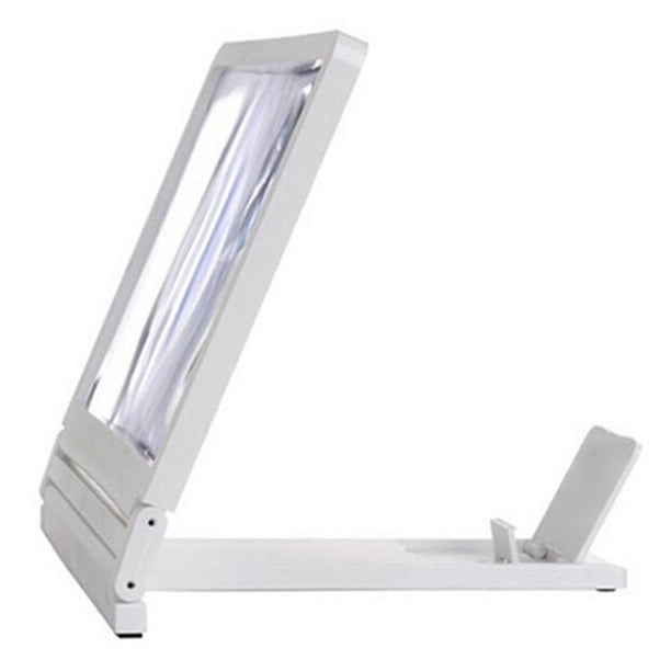 Lupa de pantalla de teléfono móvil Pantalla de protección de ojos Amplificador de pantalla de video 3D Soporte de expansión ampliado plegable Scienceny PJ6270-01B