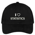 thumbnail image 1 of Trendy Apparel Shop Love Statistics Embroidered Soft Cotton Low Profile Dad Hat Baseball Cap, 1 of 2