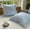 Light Blue Gingham, variant on Tan Ruffled Plaid Gingham Pillow Shams 20"x26", Set of 2 Taupe Checked Pre-Washed Microfiber Farmhouse Pillowcases for Bed/Sofa (20"x26", Tan Gingham)