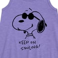 thumbnail image 2 of Peanuts - Cool Joe Keep On Smiling - Youth Girls A-line Dress, 2 of 5