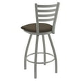 thumbnail image 4 of XL 410 Jackie 25" Swivel Counter Stool with Anodized Nickel Finish and Canter Earth Seat, 4 of 4