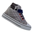 thumbnail image 2 of Zapatos de lona para niños con bastón y velcro, color gris, 2 of 4