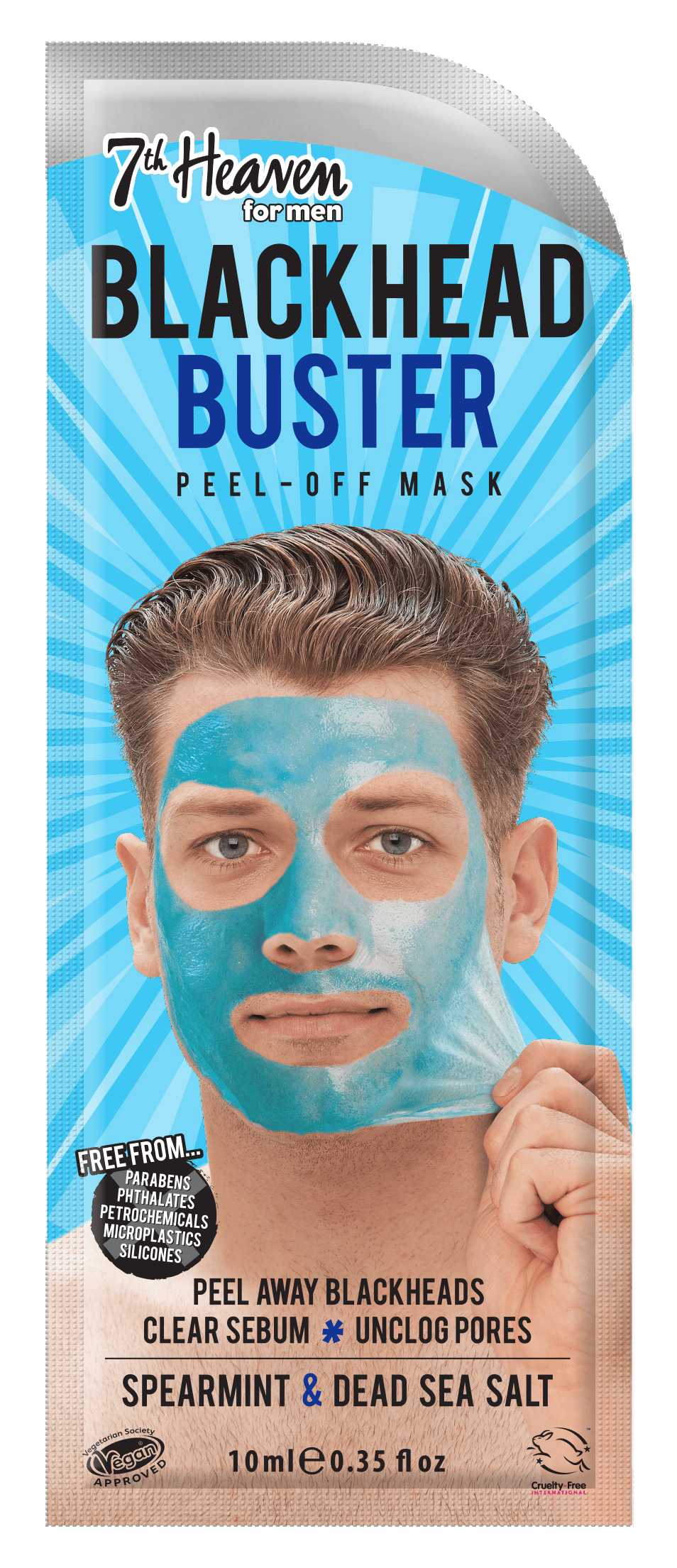 7th Mens Peel Off Deep Pore Cleansing Face Mask 0.3oz Walmart.com