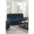 thumbnail image 7 of E-Motion Furniture Fabric Power Back Recliner Loveseat w/Console in Navy Blue, 7 of 7