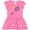 Raspberry with Polka Dots, variant on Inktastic Pink Tennis Racket and Ball Girls Toddler Dress